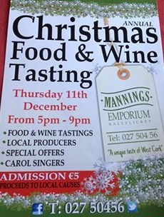 Emporium Mannings Christmas Food Fair Poster